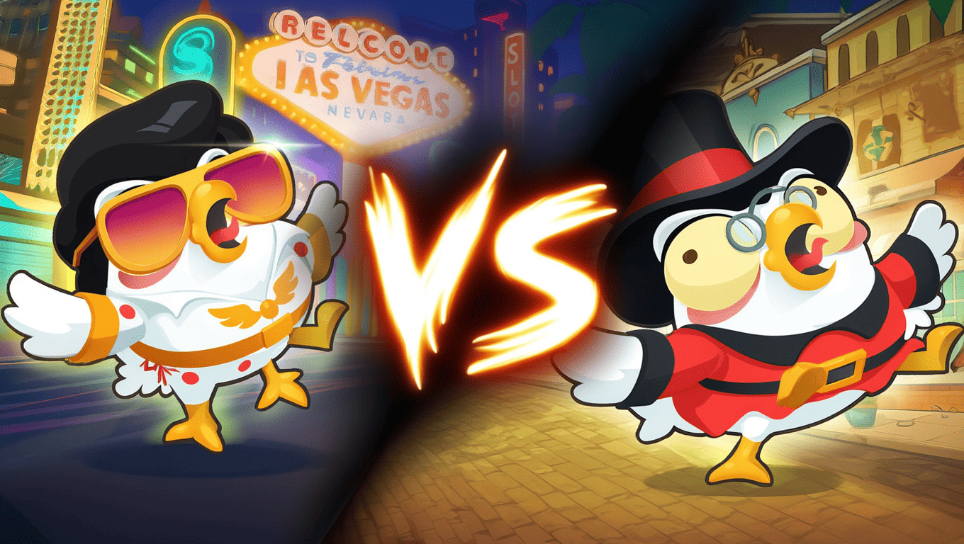 Rywalizacja między dwoma tematycznymi gra online Droga kurczaka